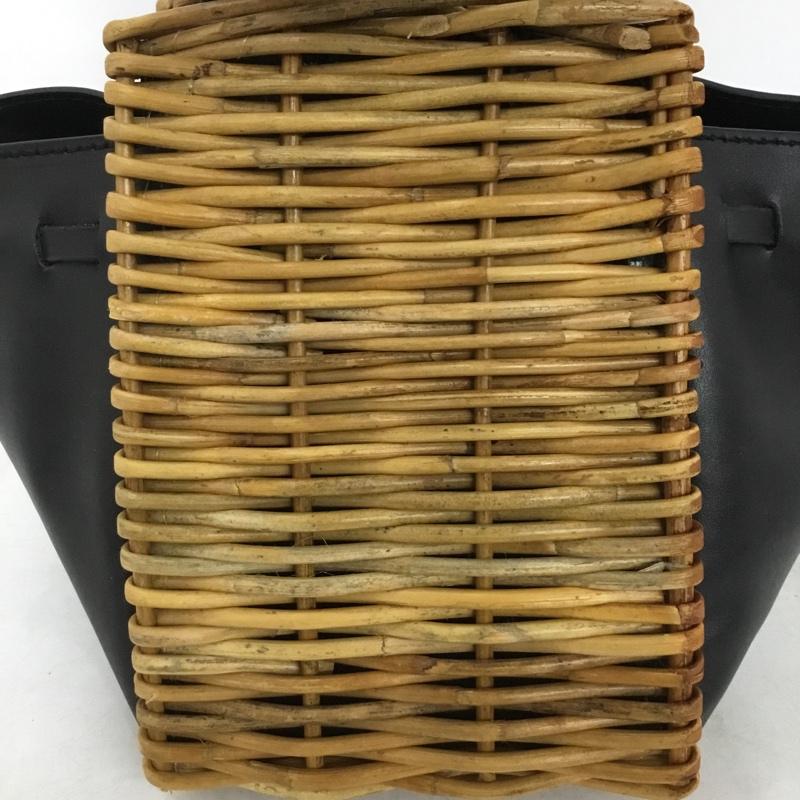 オッズ Odds ハンドバッグ ハンドバッグ ミニバッグ かごバッグ od221-0605 無地 黒 / ブラック / black レディース USED 古着 中古 10161421