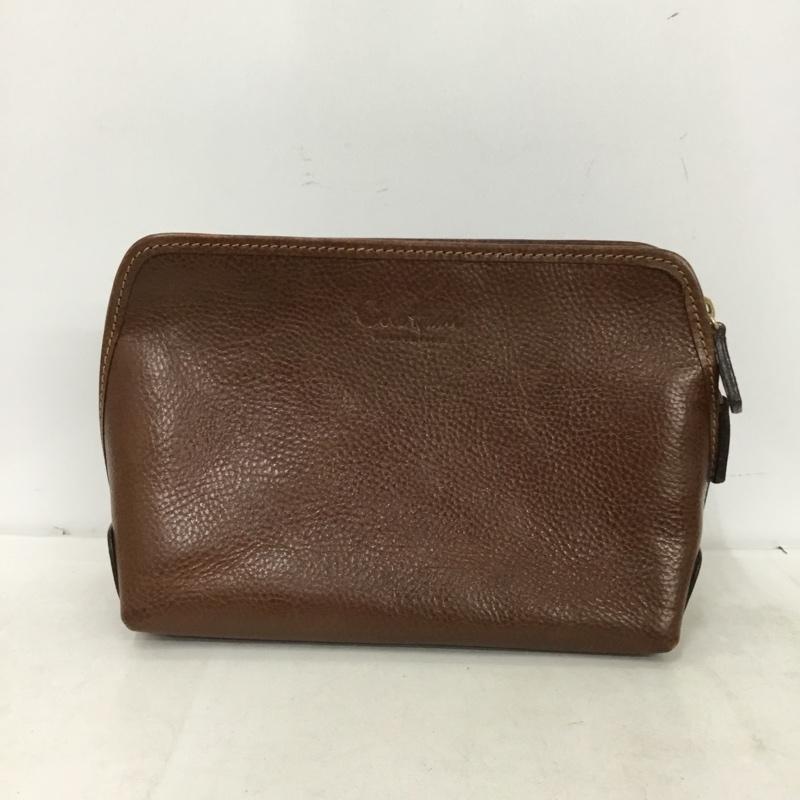 コールハーン COLE HAAN セカンドバッグ セカンドバッグ クラッチバッグ ロゴ、文字 茶 / ブラウン / brown レディース USED 古着 中古 10161425