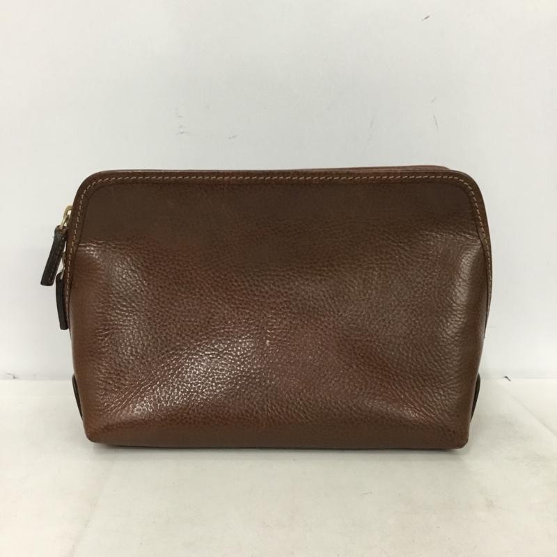 コールハーン COLE HAAN セカンドバッグ セカンドバッグ クラッチバッグ ロゴ、文字 茶 / ブラウン / brown レディース USED 古着 中古 10161425