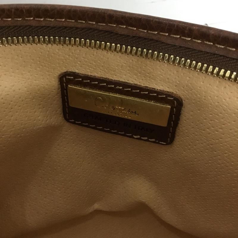 コールハーン COLE HAAN セカンドバッグ セカンドバッグ クラッチバッグ ロゴ、文字 茶 / ブラウン / brown レディース USED 古着 中古 10161425