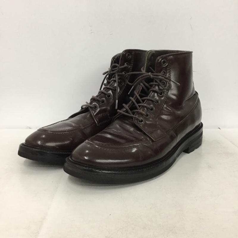 ブッテロ BUTTERO ブーツ ショートブーツ レースアップ 無地 茶 / ブラウン / brown メンズ USED 古着 中古 10161431