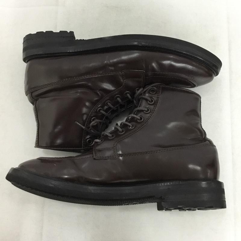 ブッテロ BUTTERO ブーツ ショートブーツ レースアップ 無地 茶 / ブラウン / brown メンズ USED 古着 中古 10161431