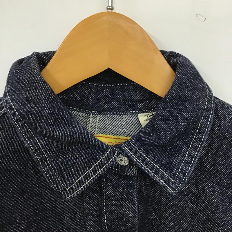 リーバイス Levi s シャツ、ブラウス 長袖 デニムシャツ S 無地 インディゴ / インディゴ / Indigo レディース USED 古着 中古 10161436