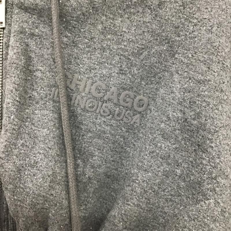 ザラ ZARA パーカー 長袖 ジップパーカー S 無地 灰 / グレー / gray レディース USED 古着 中古 10161439