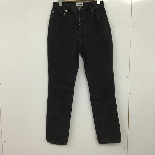 ルージュ Rouje パンツ デニム、ジーンズ 26インチ 無地 黒 / ブラック / black レディース USED 古着 中古 10161444
