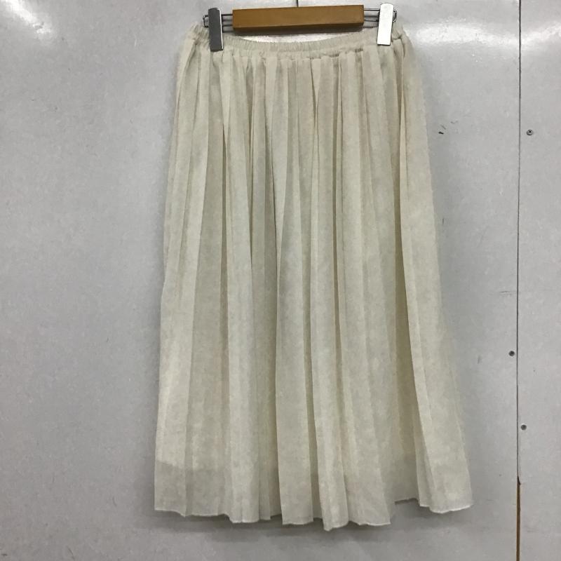 イェッカヴェッカ YECCA VECCA スカート ロングスカート FREE 無地 オフホワイト / オフホワイト / レディース USED 古着 中古 10161447