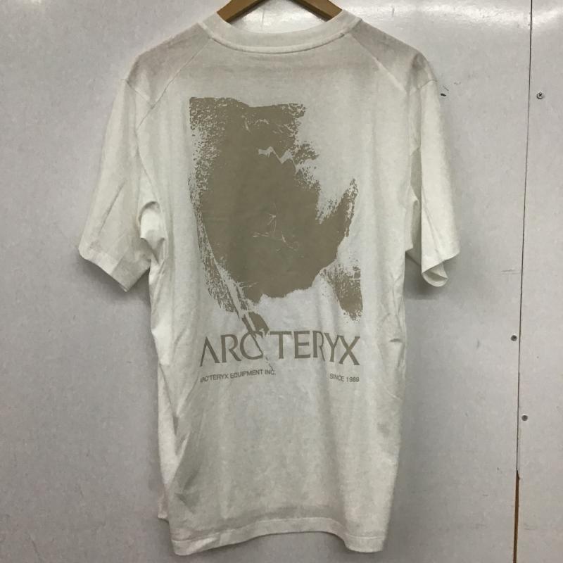アークテリクス ARC TERYX Tシャツ 半袖 半袖カットソー プリントTシャツ クルーネックカットソー S ロゴ、文字 白 / ホワイト / white メンズ USED 古着 中古 10161448