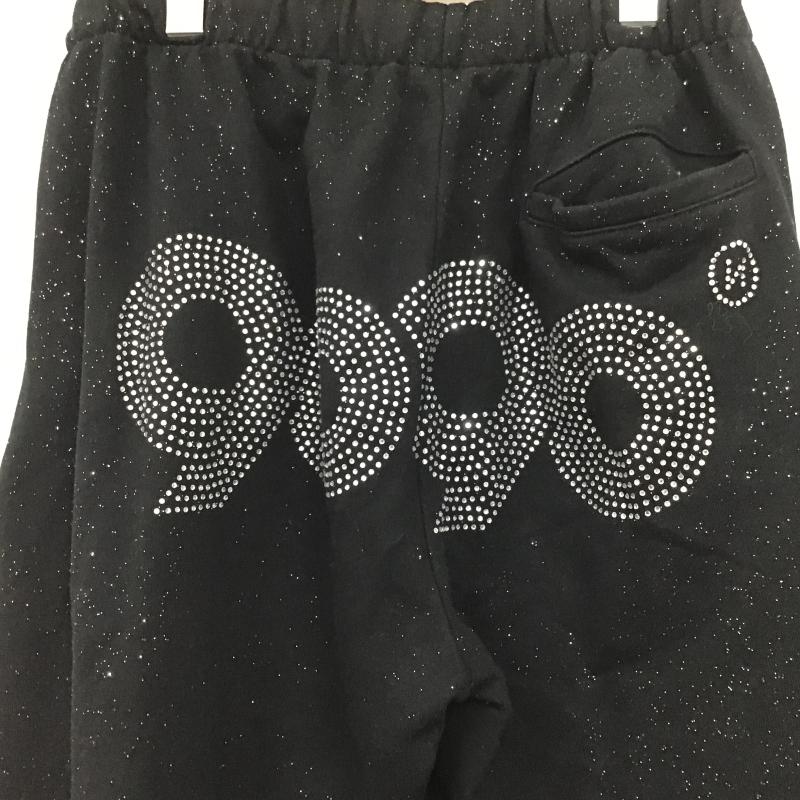 ナインティナインティ 9090 パンツ ワークパンツ、ペインターパンツ スウェットパンツ M 無地 黒 / ブラック / black レディース USED 古着 中古 10161449