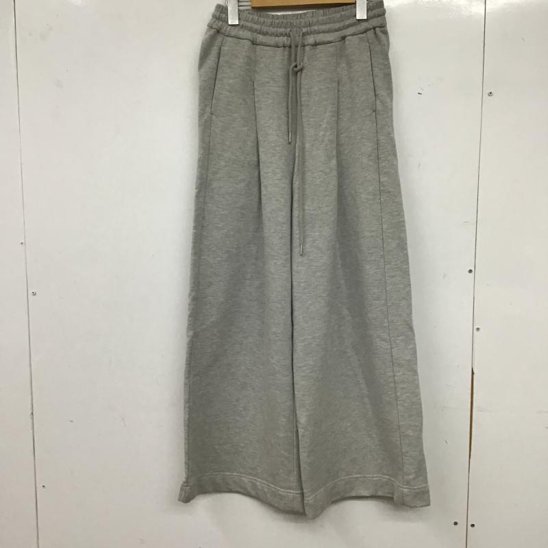 ローリーズファーム LOWRYS FARM パンツ ワークパンツ、ペインターパンツ スウェットパンツ FREE 無地 灰 / グレー / gray レディース USED 古着 中古 10161450