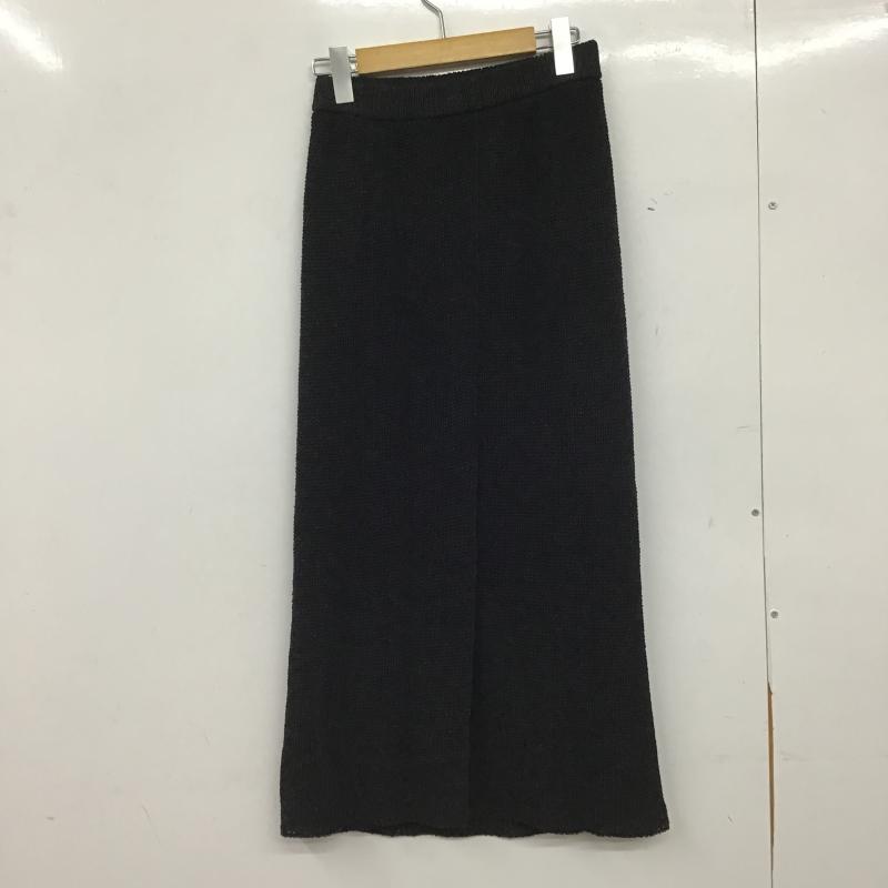 シールームリン SeaRoomlynn スカート ロングスカート S 無地 黒 / ブラック / black レディース USED 古着 中古 10161453