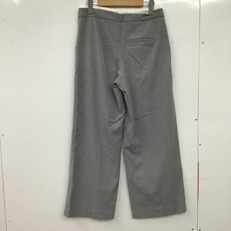 ザラ ZARA パンツ スラックス S 無地 白 / ホワイト / white X 灰 / グレー / gray レディース USED 古着 中古 10161454