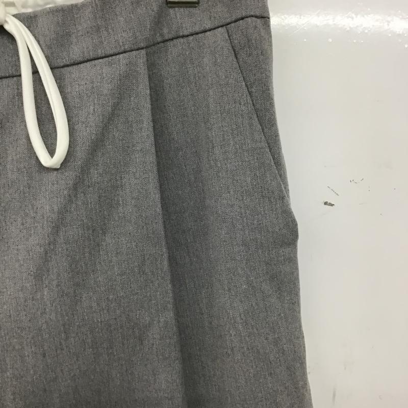 ザラ ZARA パンツ スラックス S 無地 白 / ホワイト / white X 灰 / グレー / gray レディース USED 古着 中古 10161454