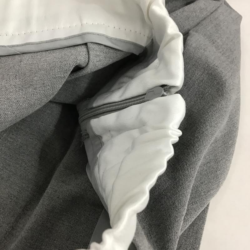 ザラ ZARA パンツ スラックス S 無地 白 / ホワイト / white X 灰 / グレー / gray レディース USED 古着 中古 10161454