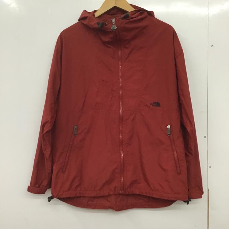 ザノースフェイス THE NORTH FACE ジャケット、上着 ジャンパー、ブルゾン ジップアップパーカー 長袖パーカー カジュアルジャケット M ロゴ、文字 赤 / レッド / red メンズ USED 古着 中古 10161455