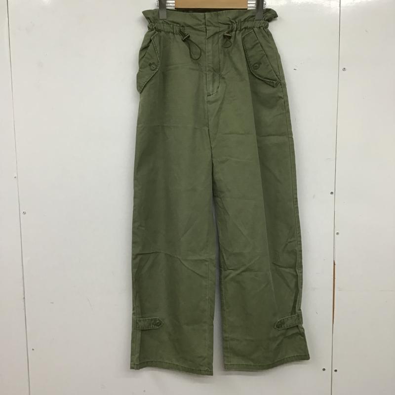 アリシアページボーイ alicia PAGEBOY パンツ ワークパンツ、ペインターパンツ FREE 無地 カーキ / カーキ / khaki レディース USED 古着 中古 10161456