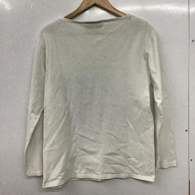 セントジェームス SAINT JAMES カットソー 長袖 長袖カットソー 無地カットソー ワイドネック 3 無地 白 / ホワイト / white メンズ USED 古着 中古 10161457