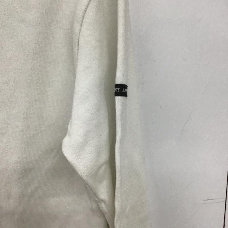 セントジェームス SAINT JAMES カットソー 長袖 長袖カットソー 無地カットソー ワイドネック 3 無地 白 / ホワイト / white メンズ USED 古着 中古 10161457