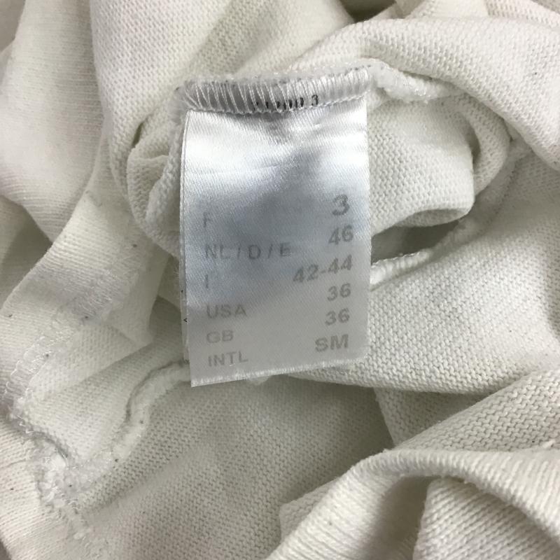 セントジェームス SAINT JAMES カットソー 長袖 長袖カットソー 無地カットソー ワイドネック 3 無地 白 / ホワイト / white メンズ USED 古着 中古 10161457