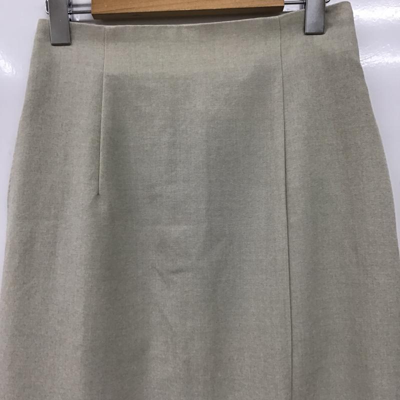 センスオブプレイスバイアーバンリサーチ SENSE OF PLACE by URBAN RESEARCH スカート ロングスカート aaa5-25c101 UR TECH DRYLUXE リネンライクスリットタイトスカート M 無地 ベージュ / ベージュ / beige レディース USED 古着 中古 10161458