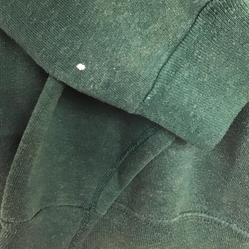 カレッジエイト パシフィック Collegiate Pacific トレーナー 長袖 長袖トレーナー スウェット クルーネック プルオーバー M ロゴ、文字 緑 / グリーン / green メンズ USED 古着 中古 10161459
