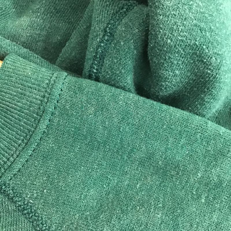 カレッジエイト パシフィック Collegiate Pacific トレーナー 長袖 長袖トレーナー スウェット クルーネック プルオーバー M ロゴ、文字 緑 / グリーン / green メンズ USED 古着 中古 10161459
