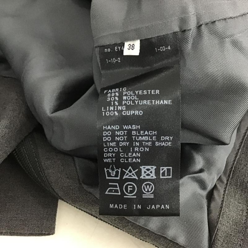 イエナ IENA パンツ スラックス 38 無地 灰 / グレー / gray レディース USED 古着 中古 10161462