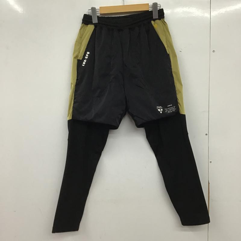 エーケーエム AKM パンツ ワークパンツ、ペインターパンツ ナイロンパンツ ワイドパンツ カジュアルパンツ ジャージ ロゴ、文字 黒 / ブラック / black メンズ USED 古着 中古 10161466