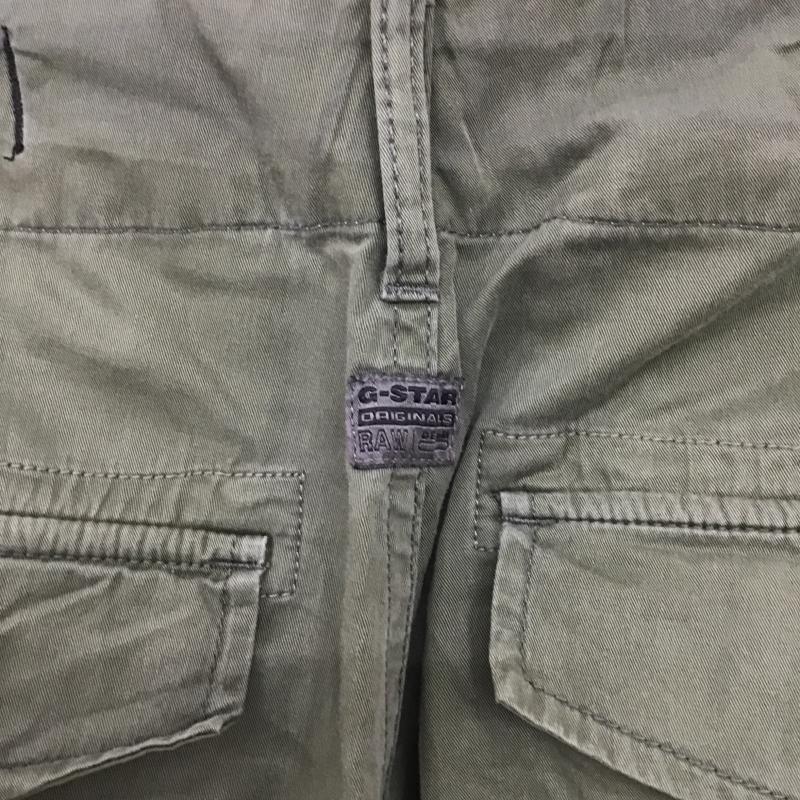 ジースターロゥ G-STAR RAW パンツ ワークパンツ、ペインターパンツ ワークパンツ ワイドパンツ カジュアルパンツ カーゴパンツ 34インチ 無地 カーキ / カーキ / khaki メンズ USED 古着 中古 10161467