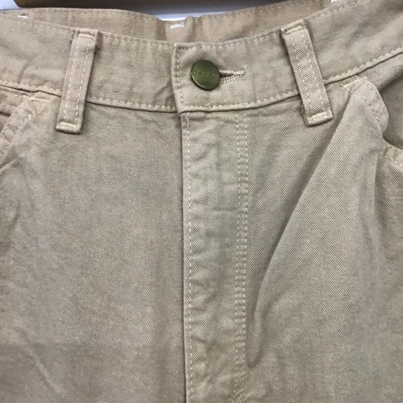 カーハート Carhartt パンツ ワークパンツ、ペインターパンツ ワークパンツ ワイドパンツ カジュアルパンツ 30インチ ロゴ、文字 ベージュ / ベージュ / beige メンズ USED 古着 中古 10161469