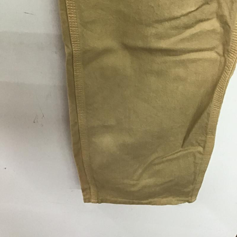 カーハート Carhartt パンツ ワークパンツ、ペインターパンツ ワークパンツ ワイドパンツ カジュアルパンツ 30インチ ロゴ、文字 ベージュ / ベージュ / beige メンズ USED 古着 中古 10161469