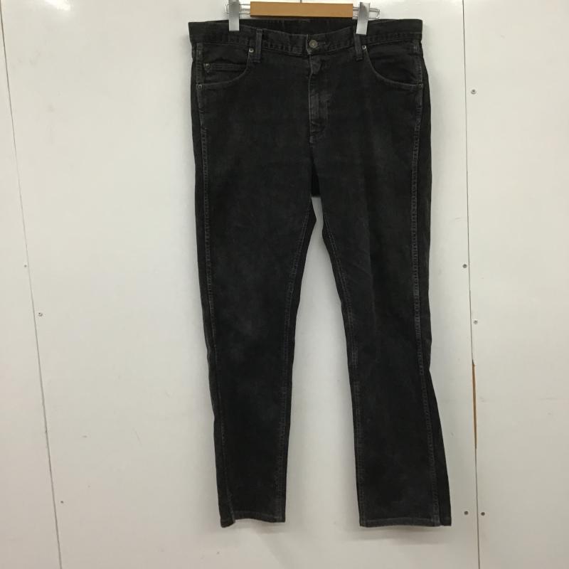 ハリウッドランチマーケット H.R MARKET パンツ デニム、ジーンズ デニムパンツ ワイドパンツ カジュアルパンツ ストレッチパンツ 36 無地 ダークグレー / ダークグレー / メンズ USED 古着 中古 10161470