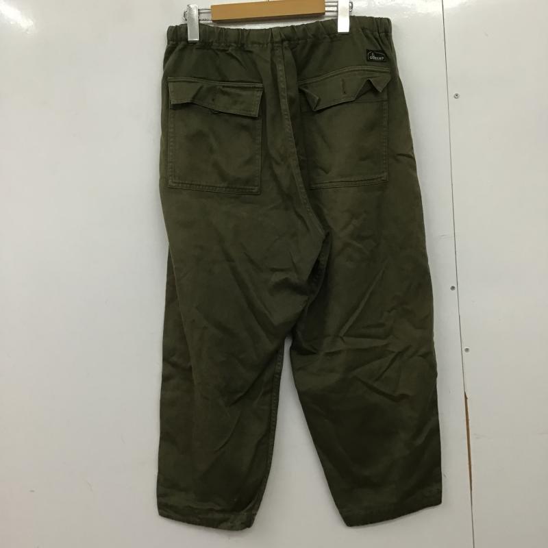 ゴーヘンプ GOHEMP パンツ ワークパンツ、ペインターパンツ ワイドパンツ ミリタリーパンツ 1 無地 カーキ / カーキ / khaki メンズ USED 古着 中古 10161471