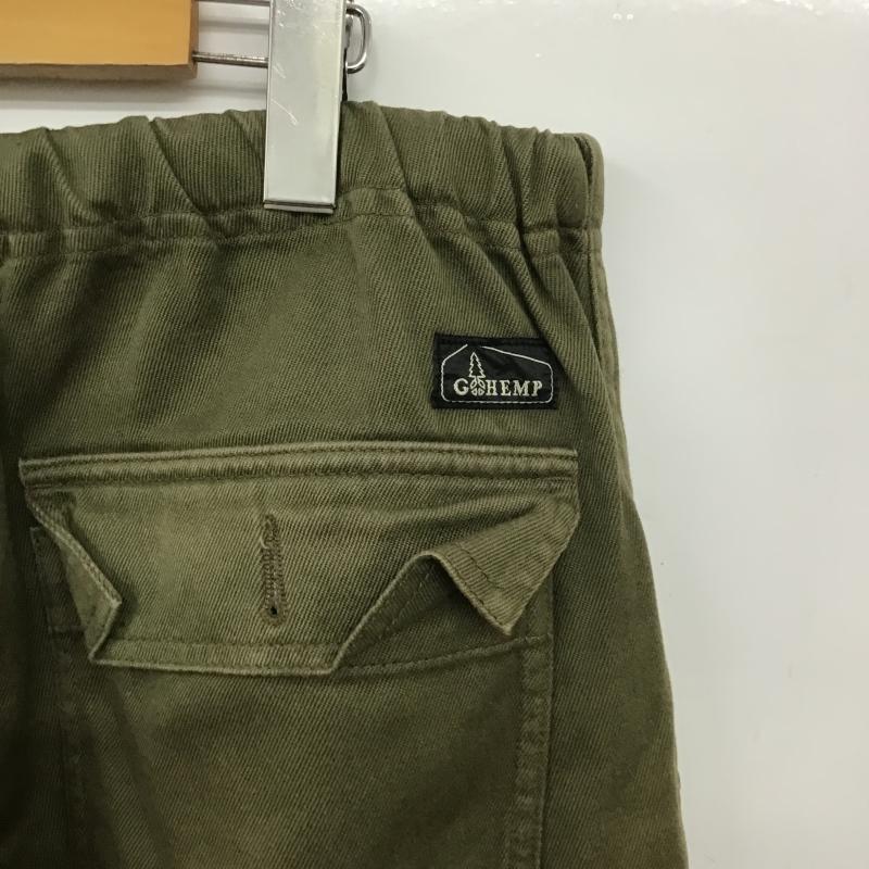 ゴーヘンプ GOHEMP パンツ ワークパンツ、ペインターパンツ ワイドパンツ ミリタリーパンツ 1 無地 カーキ / カーキ / khaki メンズ USED 古着 中古 10161471