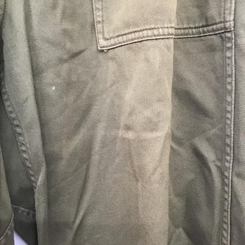 ゴーヘンプ GOHEMP パンツ ワークパンツ、ペインターパンツ ワイドパンツ ミリタリーパンツ 1 無地 カーキ / カーキ / khaki メンズ USED 古着 中古 10161471