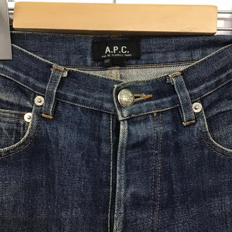 アーペーセー A.P.C. パンツ デニム、ジーンズ デニムパンツ スリムパンツ カジュアルパンツ 30インチ 無地 インディゴ / インディゴ / Indigo メンズ USED 古着 中古 10161472