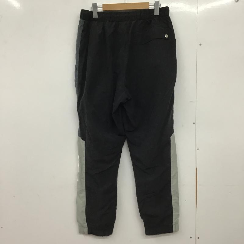 アディダス adidas パンツ ワークパンツ、ペインターパンツ ワイドパンツ カジュアルパンツ ワークパンツ ナイロンパンツ L ロゴ、文字 黒 / ブラック / black X 灰 / グレー / gray メンズ USED 古着 中古 10161473
