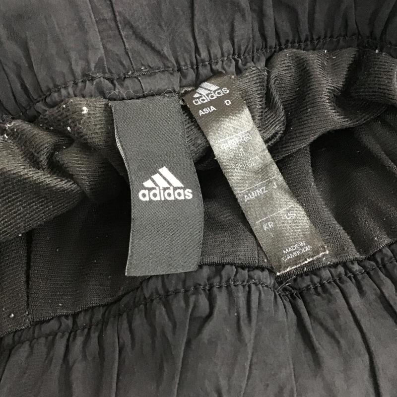 アディダス adidas パンツ ワークパンツ、ペインターパンツ ワイドパンツ カジュアルパンツ ワークパンツ ナイロンパンツ L ロゴ、文字 黒 / ブラック / black X 灰 / グレー / gray メンズ USED 古着 中古 10161473