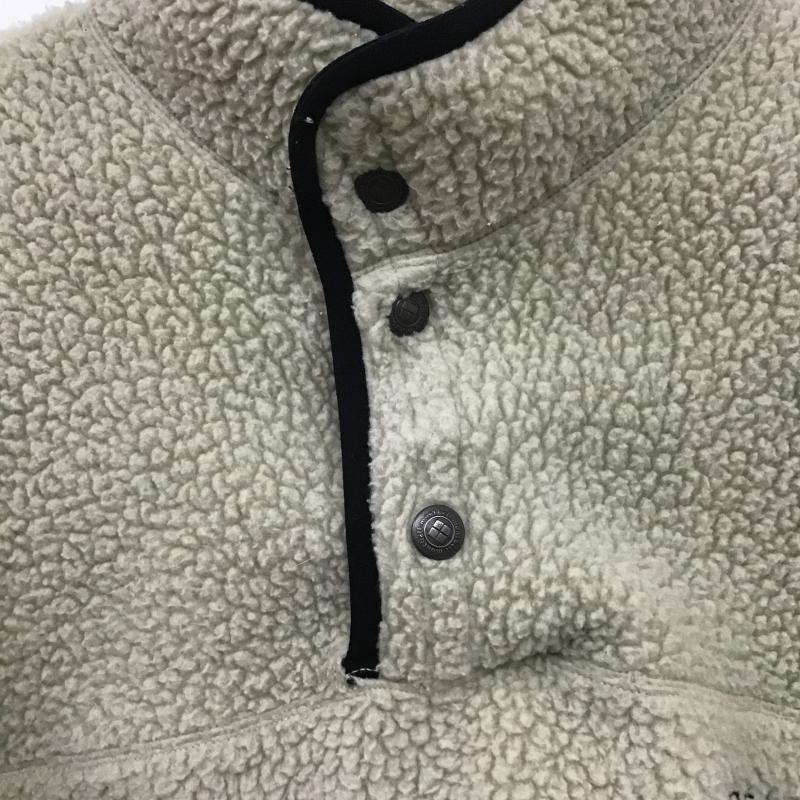 モンベル mont-bell ジャケット、上着 ジャンパー、ブルゾン フリースジャケット プルオーバー スタンドネック L ロゴ、文字 ベージュ / ベージュ / beige メンズ USED 古着 中古 10161474