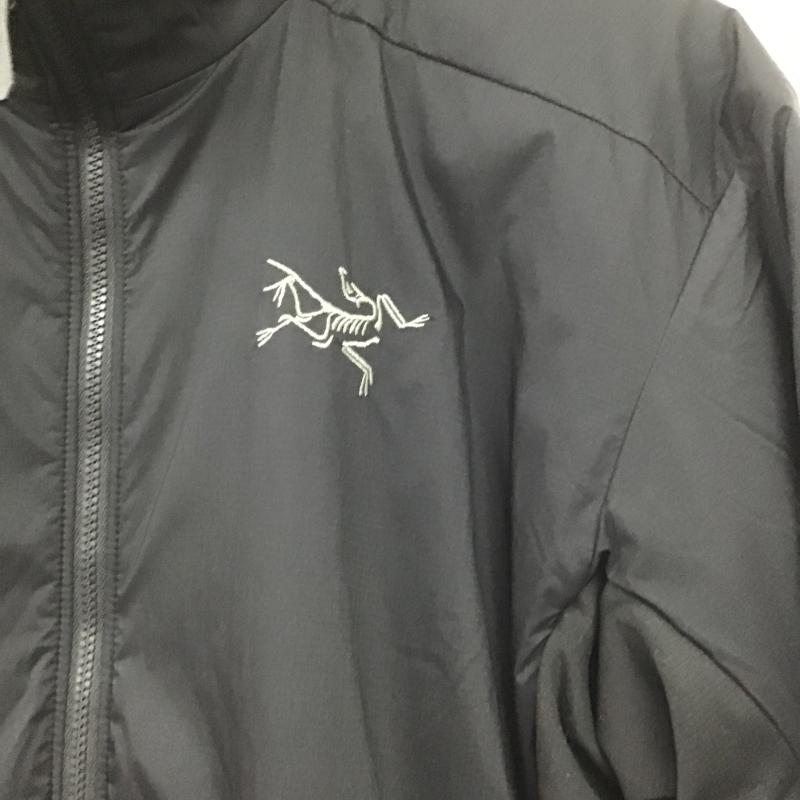 アークテリクス ARC TERYX ジャケット、上着 ジャンパー、ブルゾン ジップアップジャケット ナイロンジャケット アウター S ロゴ、文字 黒 / ブラック / black メンズ USED 古着 中古 10161478