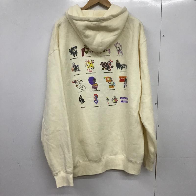 キッドスーパー KidSuper パーカー 長袖 長袖パーカー プルオーバーパーカー スウェット L ロゴ、文字 マルチカラー / マルチカラー / multicolor メンズ USED 古着 中古 10161479