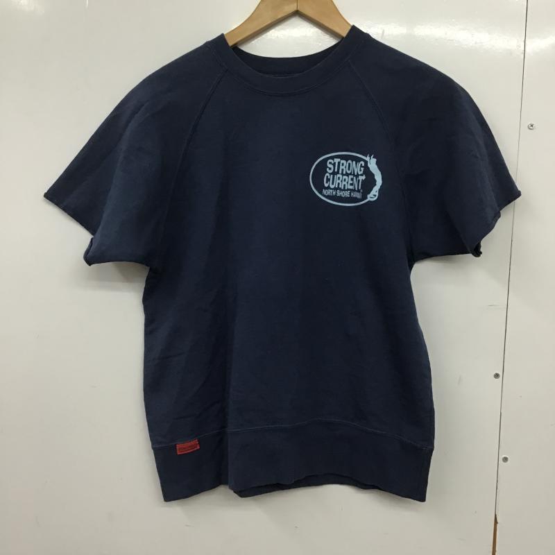 古着 USED Tシャツ 半袖 半袖カットソー プリントTシャツ クルーネックカットソー ONE SIZE ロゴ、文字 紺 / ネイビー / navy メンズ USED 古着 中古 10161480