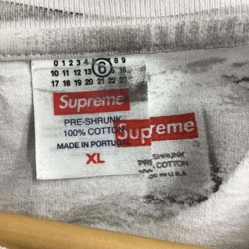 シュプリーム Supreme Tシャツ 半袖 半袖カットソー プリントTシャツ クルーネックカットソー XL プリント 白 / ホワイト / white メンズ USED 古着 中古 10161481