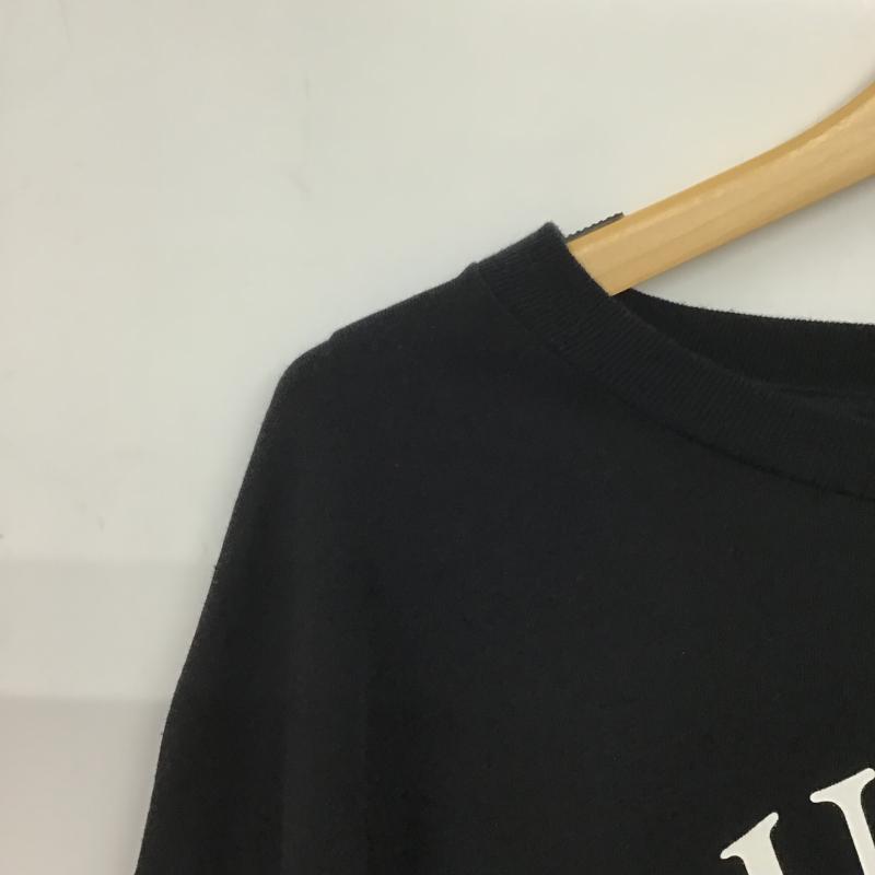 ヒューマンメード HUMAN MADE カットソー 長袖 長袖カットソー プリントカットソー クルーネック XXL プリント 黒 / ブラック / black メンズ USED 古着 中古 10161482