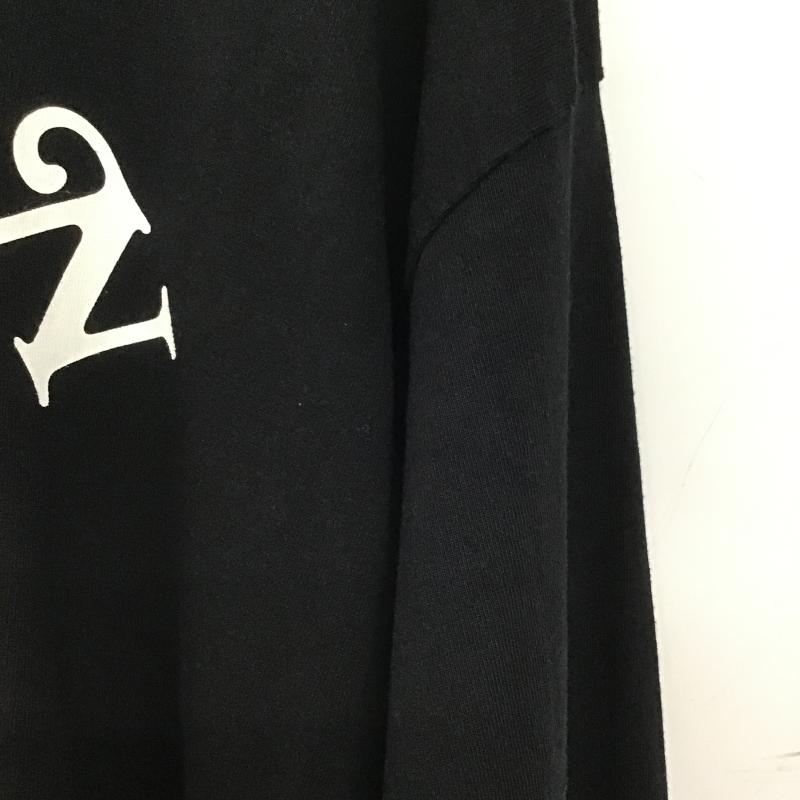 ヒューマンメード HUMAN MADE カットソー 長袖 長袖カットソー プリントカットソー クルーネック XXL プリント 黒 / ブラック / black メンズ USED 古着 中古 10161482