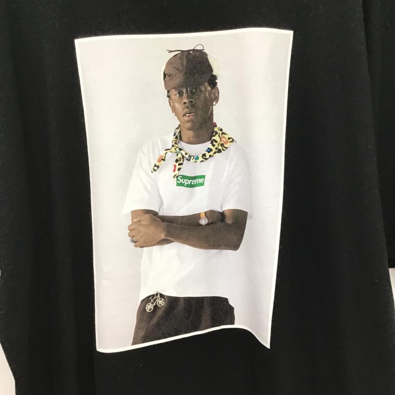 シュプリーム Supreme Tシャツ 半袖 半袖カットソー プリントTシャツ クルーネックカットソー XL プリント 黒 / ブラック / black メンズ USED 古着 中古 10161484