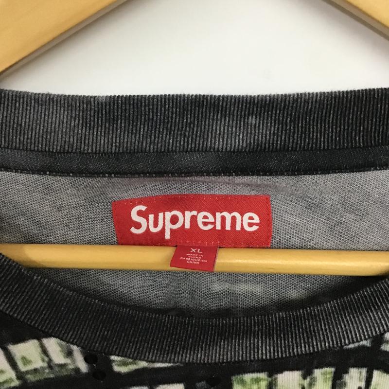 シュプリーム Supreme カットソー 長袖 長袖カットソー プリントカットソー クルーネック XL プリント マルチカラー / マルチカラー / multicolor メンズ USED 古着 中古 10161485