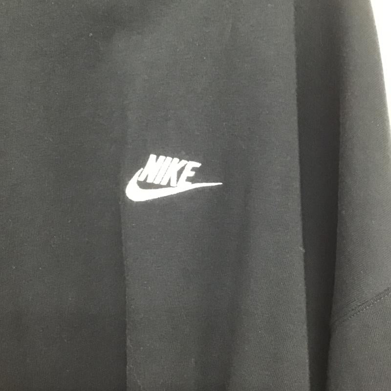 ナイキ NIKE カットソー 長袖 長袖カットソー プリントカットソー クルーネック L ロゴ、文字 黒 / ブラック / black メンズ USED 古着 中古 10161490