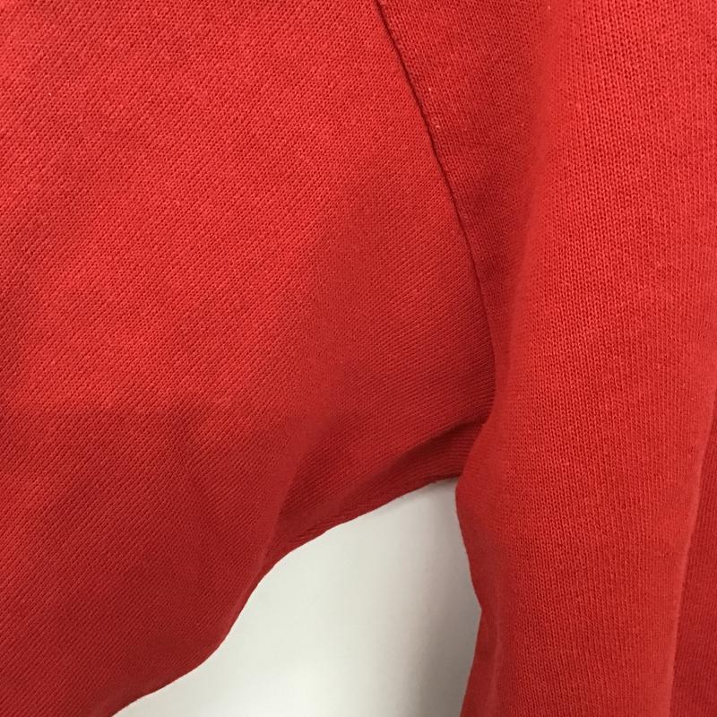 ベルバシーン Velva Sheen トレーナー 長袖 長袖トレーナー スウェット クルーネック プルオーバー L プリント 赤 / レッド / red メンズ USED 古着 中古 10161491