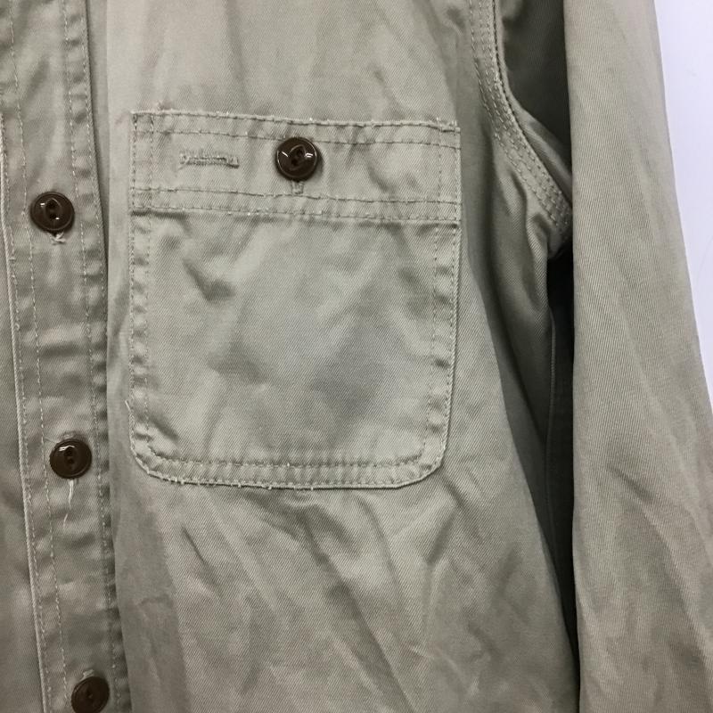 テンダーロイン TENDERLOIN シャツ、ブラウス 長袖 長袖シャツ 無地シャツ カラーシャツ XS 無地 ベージュ / ベージュ / beige メンズ USED 古着 中古 10161493