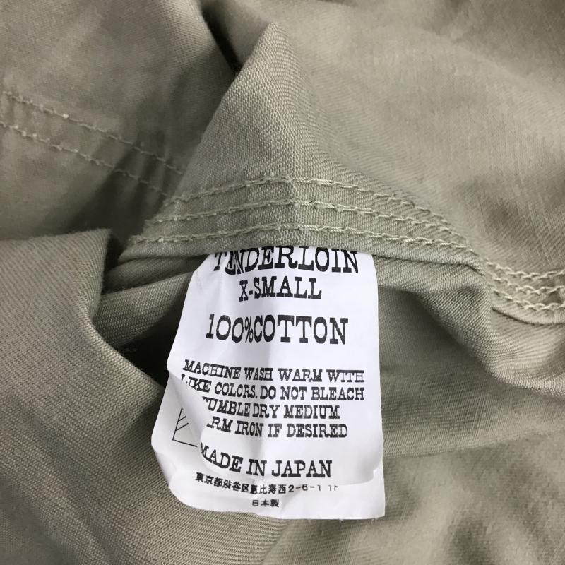 テンダーロイン TENDERLOIN シャツ、ブラウス 長袖 長袖シャツ 無地シャツ カラーシャツ XS 無地 ベージュ / ベージュ / beige メンズ USED 古着 中古 10161493